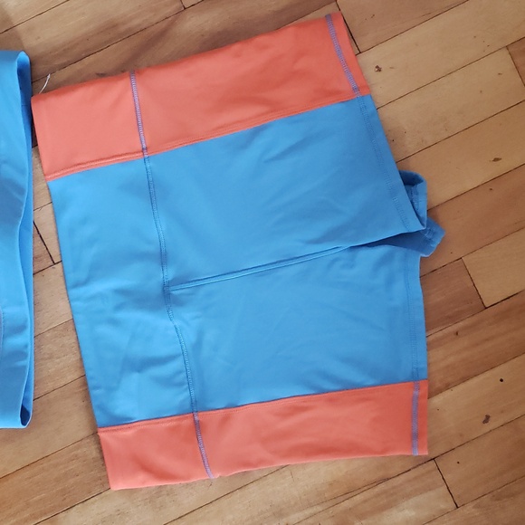 🏷FABLETICS HR Short & Racerback SWIM Set - Colorblock Size L - Picture 10 of 16